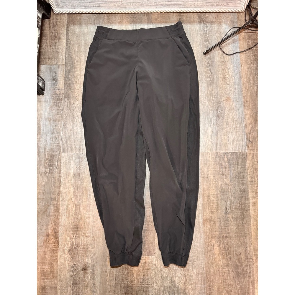 Athleta Brooklyn Jogger Pants Black Womens Size 10 Performance Travel Activewear
